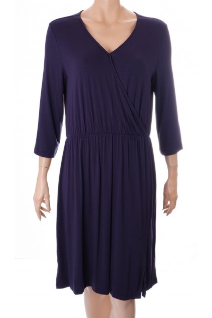 Šaty Esmara tmavomodré v pase gumka vel L