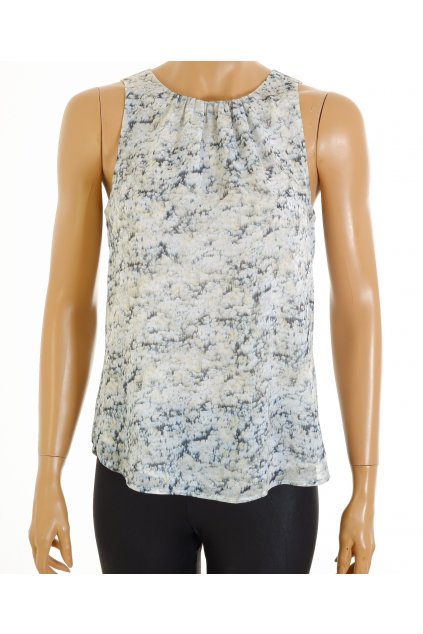 Halenka H&M šedo zelená vzorovaná vel. 38 / S