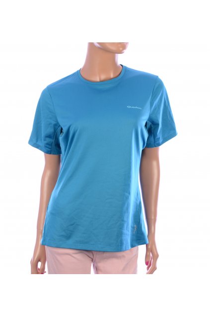 Tričko sportovní Quechua tyrkysové vel. S - M