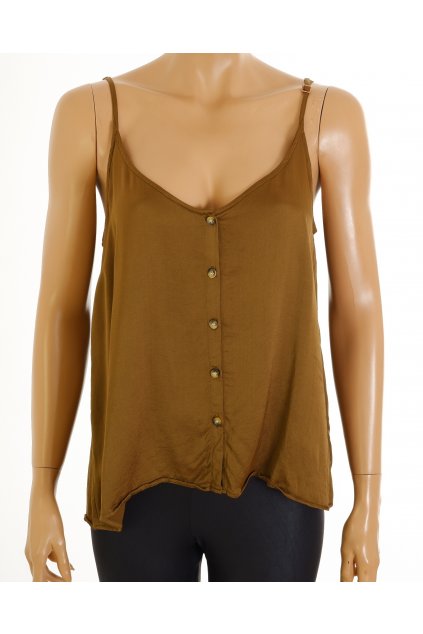 Halenka Costes khaki zelená lesklá vel. M - L