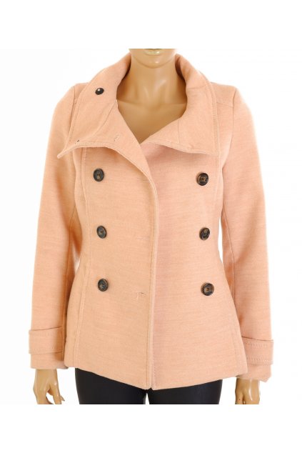 Kabát H&M světle oranžovo růžový vel. XS / 34