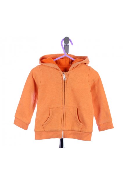 Mikina George 74-80 oranžová