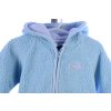 Bunda kabátek vel 86 modrý česaný flís