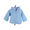 Bunda kabátek vel 86 modrý česaný flís
