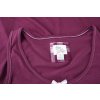 Pyžamo tričko Love to Lovnge fialové s bílou mašličkou a obšitím tílkový střihvel M