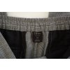 Kalhoty Smog šedé vzorované s černým pruhem vel. 31 / S - M
