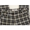 Kalhoty Mango černo bílé kostkované vel. XS - S chybí knoflík