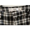 Kalhoty Mango černo bílé kostkované vel. XS - S chybí knoflík