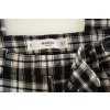 Kalhoty Mango černo bílé kostkované vel. XS - S chybí knoflík