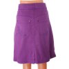 Sukně Just For You fialová kapsy s výšivkou vel M/L