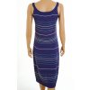Šaty Next modré s barevnými proužky vel. L / uk 16 vada