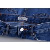 Sukně Authentic Denim riflová modrá v bocích bílo červené pruhy vel S