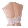 Podprsenka H&M světle růžová krajková 75A s vycpávkou