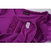 Tričko Principles fialové s ozdobnými volánky vel L
