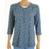 Tričko Laura Torelli modré květované vel. M