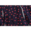 Sukně Set modrá s červenými puntíky vel. 38 / uk 12 / S - M