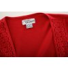 Tričko Atlas for Woman přehoz červený s krajkou vel. M