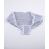 Spodní prádlo kalhotky M/L šedé s krajkou
