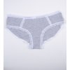 Spodní prádlo kalhotky M/L šedé s krajkou