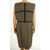 Šaty Dorothy Perkins khaki zelené formální vel. 50 / uk 22 / XL