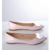 Boty dámské baleríny Reserved lesklé růžové se srdíčkem vel. eur 37-38 / size 5