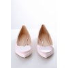 Boty dámské baleríny Reserved lesklé růžové se srdíčkem vel. eur 37-38 / size 5