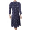 Šaty Savida tmavě modré květované vel. M / 40