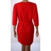 Šaty Quiosque červené s opaskem s kapsami vel. 36 / S