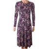Šaty Marks&Spencer fialové květované vel. S
