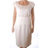 Šaty Omega krémové společenské vel. L / 48