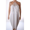 Šaty Lipsy London bílé vepředu s krajkou společenské vel. XL / 48 / uk 20