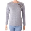 Svetr CoolCode šedá melanž s perličkami příjemný jemný materiál vel. XS - S