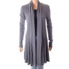 Kardigan šedý dlouhý svetr 5% kašmír vel. M
