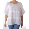 Halenka Made in Italy bílá 100% len vel. XXL