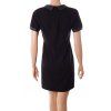 Šaty Women s černým koženkovým límcem vel. 38 / S
