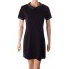 Šaty Women s černým koženkovým límcem vel. 38 / S