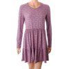 Šaty Inside šedo fialové příjemné vel. L