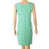 Šaty Bonmarché zelené listy vel. S / uk 10