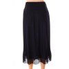 Sukně černá lehce plisovaná třpytivá vel. L