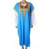 Šaty modré s vyšíváním Made in Egypt vel. XL