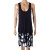 Šaty Beach time černé s bílým kvítím vel. 42 / uk 16 / M - L