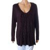 Tričko M&S černé s volánky vel. XL - XXL