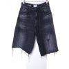 Kraťasy Pull&Bear tmavě šedé černé super baggy vel. 38 / S
