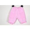 Kalhoty zateplené vel 50-56/0-3 měs růžové