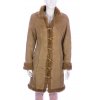 Kabát hnědý 3Suisses vel. S / uk 8 s umělým kožíškem