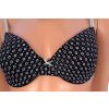 Podprsenka černo-bílá vzorovaná vel. 70B