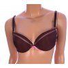 Podprsenka hnědá růžový detail Hingmeiling vel. 70 A - B
