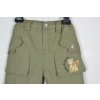 Kalhoty zimní zateplené vel 74 zelené khaki