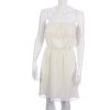 Šaty Vila bílé s krajkou bez ramínek vel. M