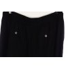 Kalhoty 3/4 Arcadia vel. UK20/48/XL černé lněné